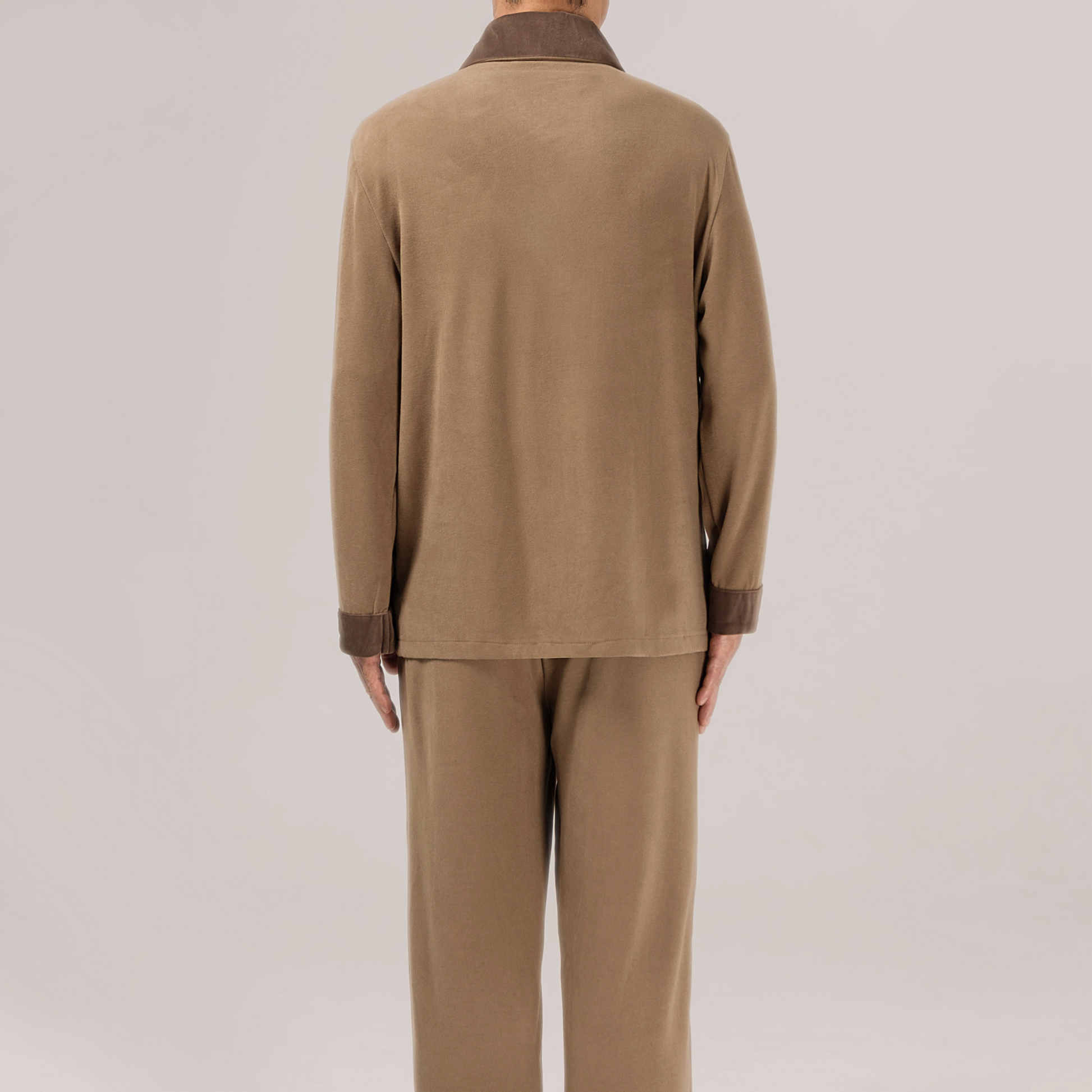 Brown with Button-Front
