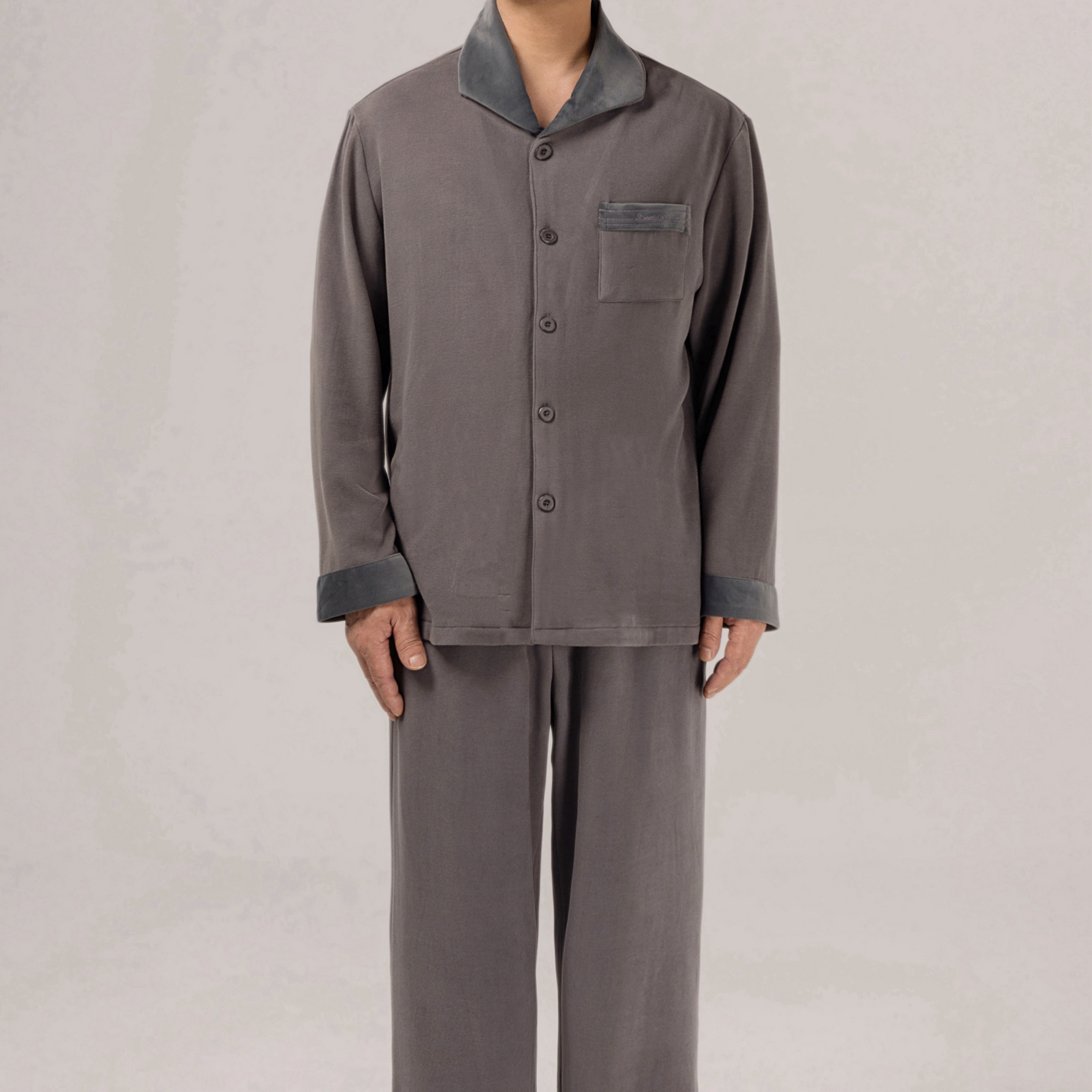 Ash with Button-Front