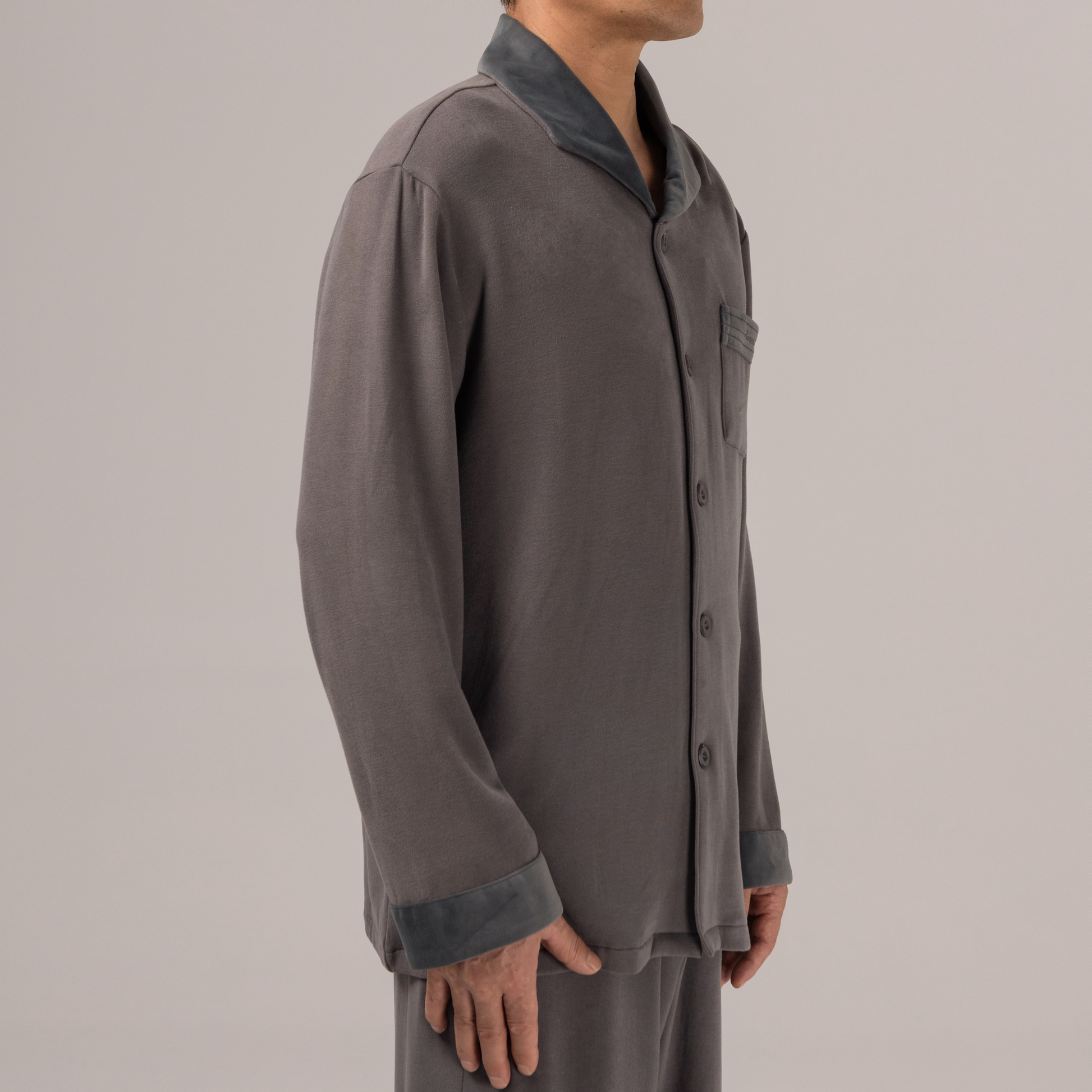 Ash with Button-Front