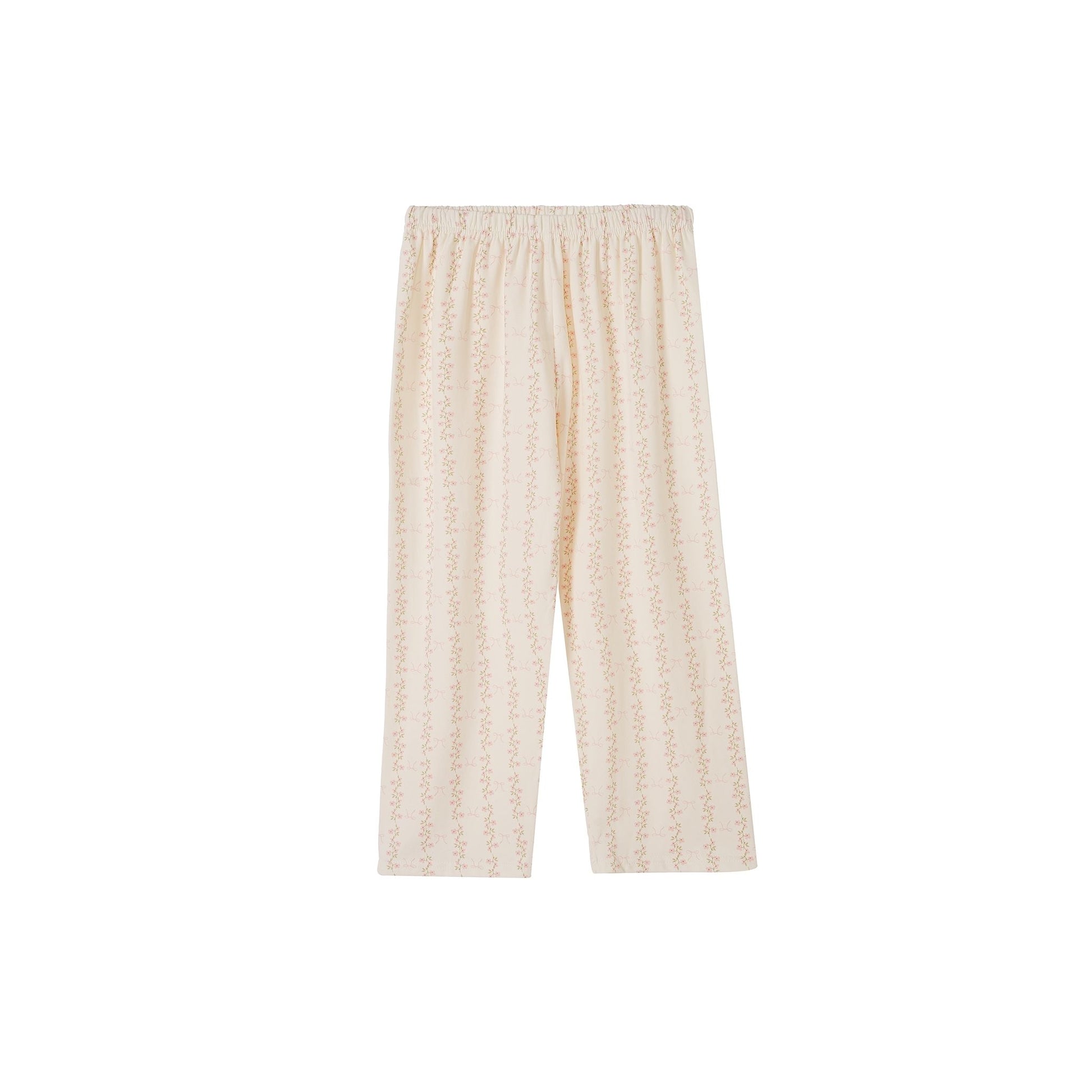 Cream Parisian Cottagecore with Floral Print