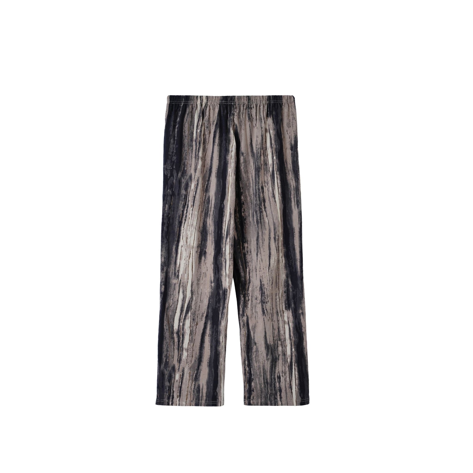 Abstract Graphic Print with Button-Front