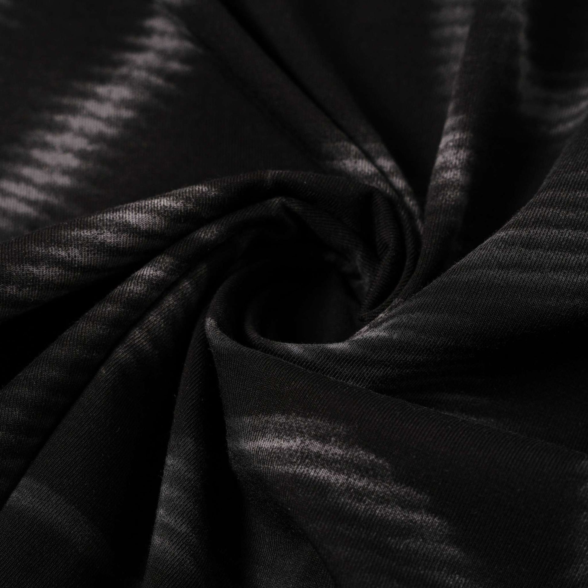 Abstract Spiral Print with Button-Front