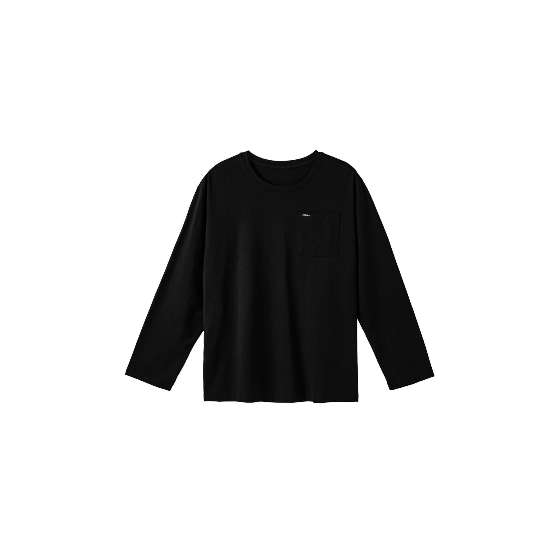 Obsidian Black Pullover with Textured Pants
