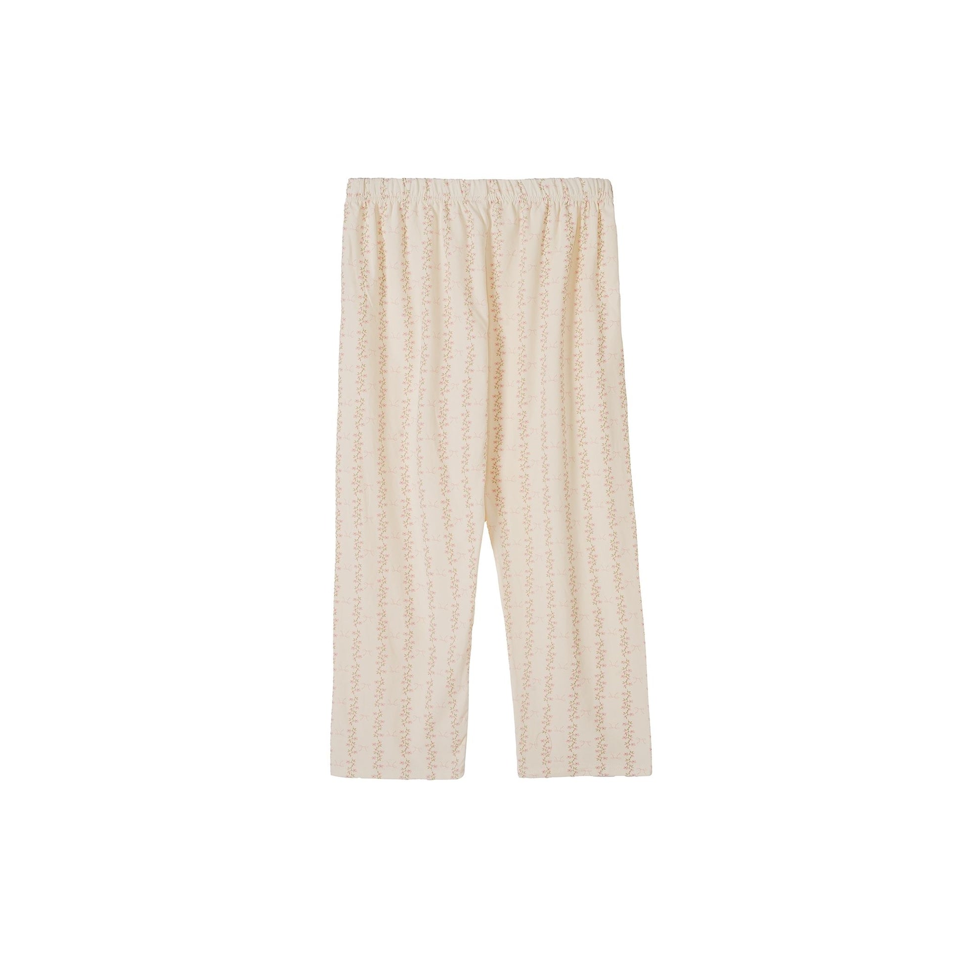 Peach Parisian Cottagecore with Pink Floral Print