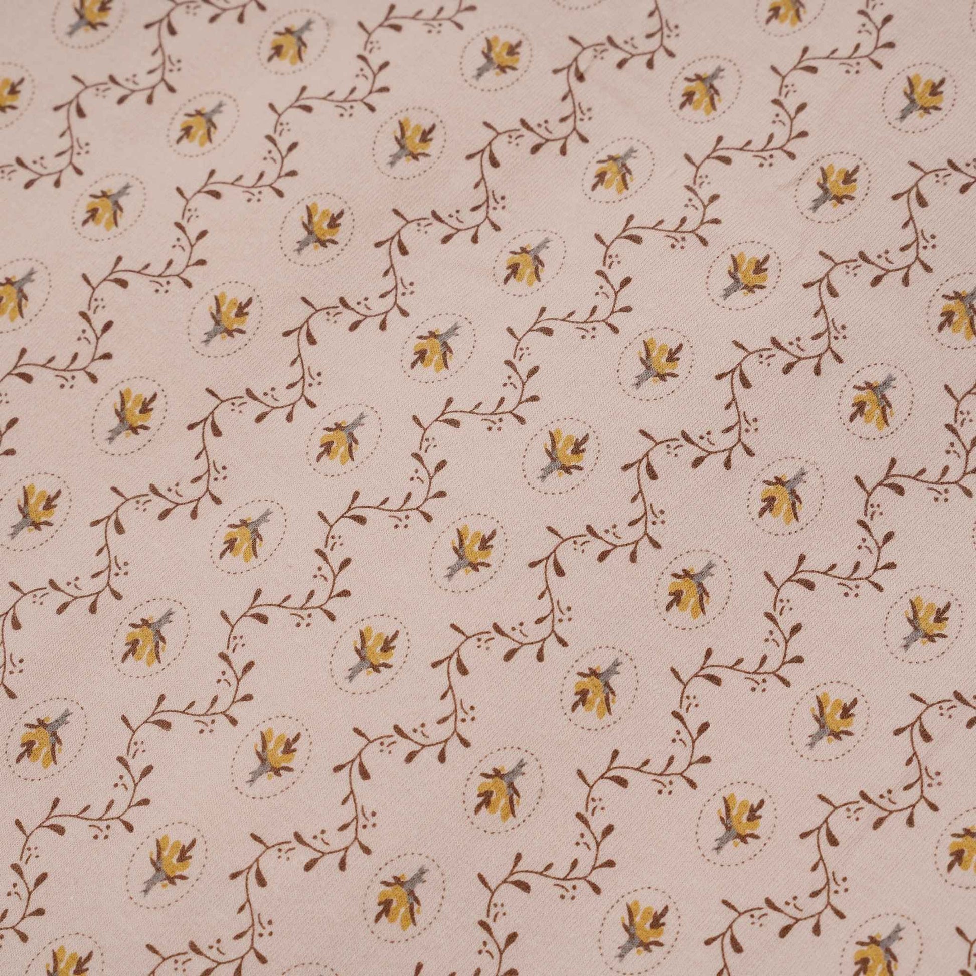 Blush Pink Parisian Cottagecore with Floral Print