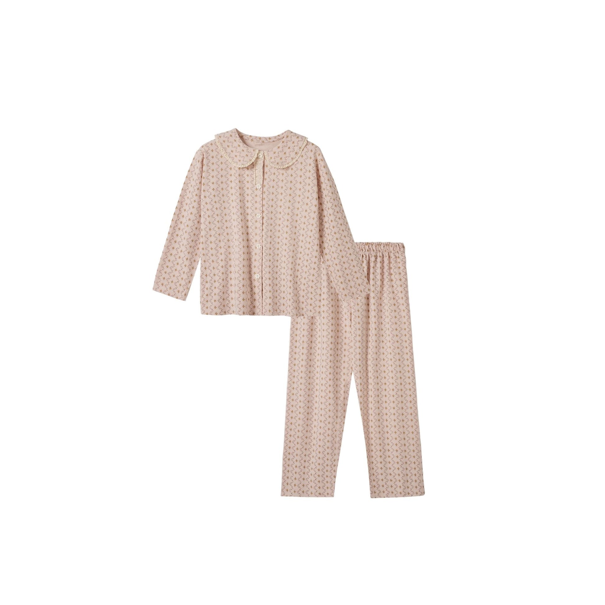 Blush Pink Parisian Cottagecore with Floral Print