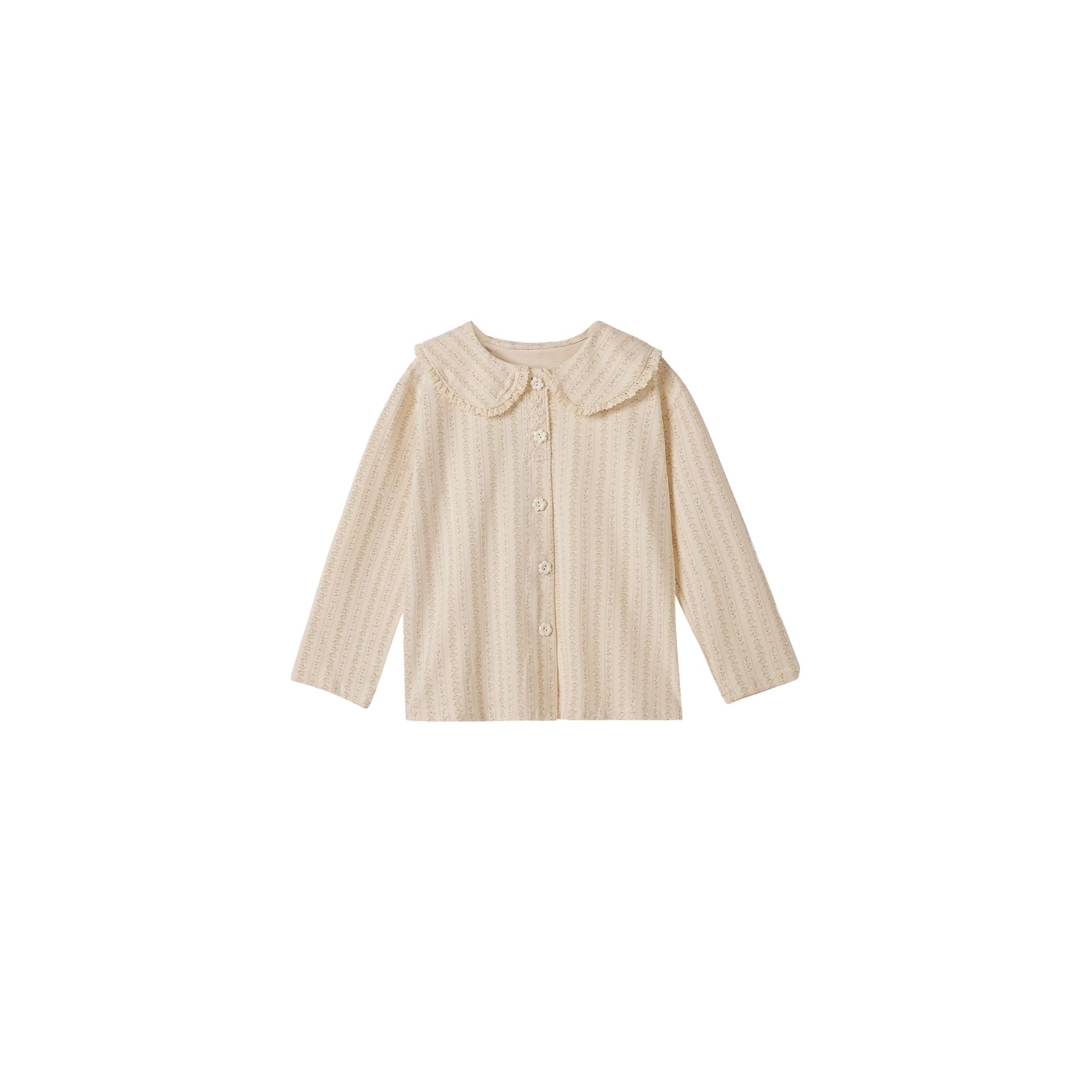 Cream Parisian Cottagecore with Floral Print