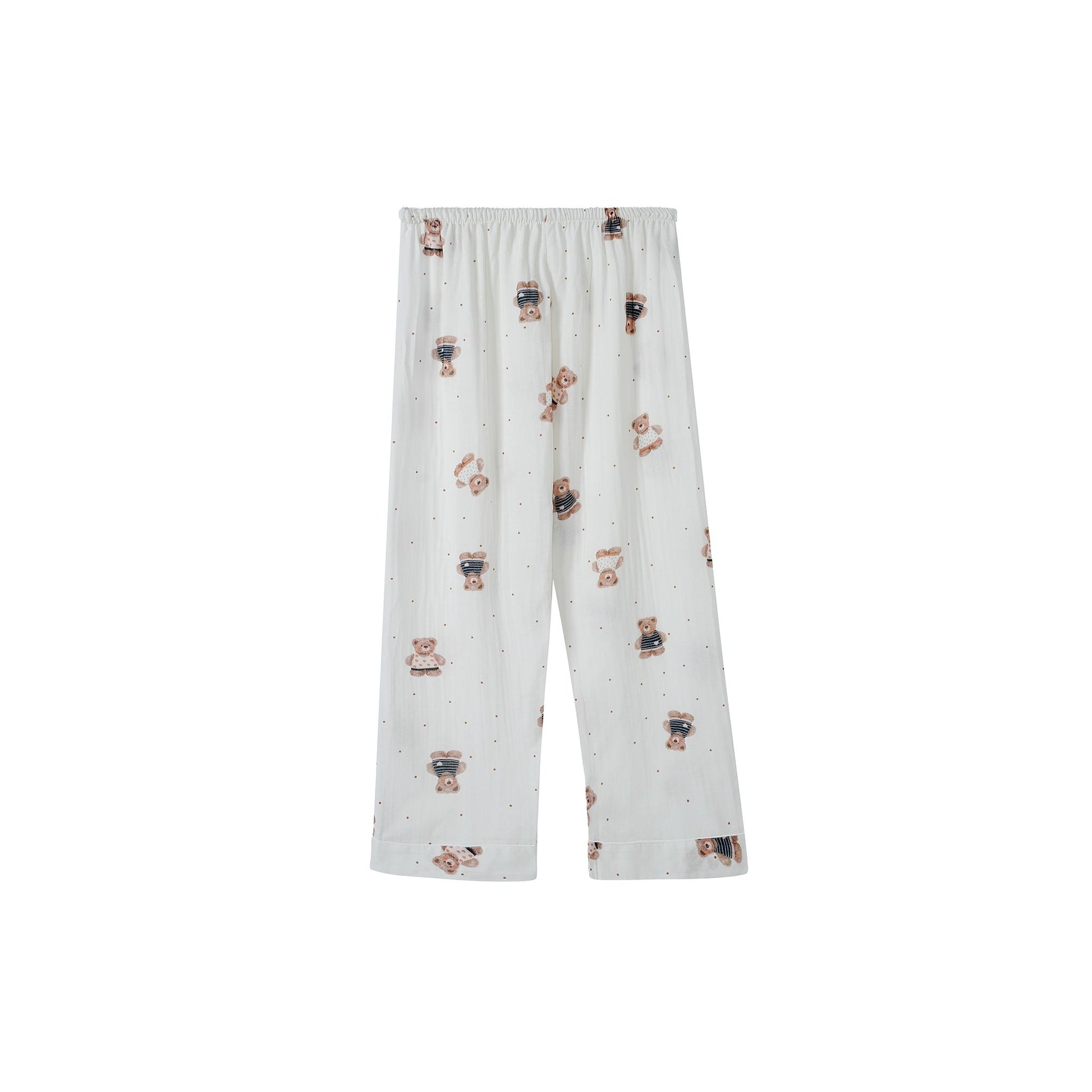 Glacier White with Teddy Print