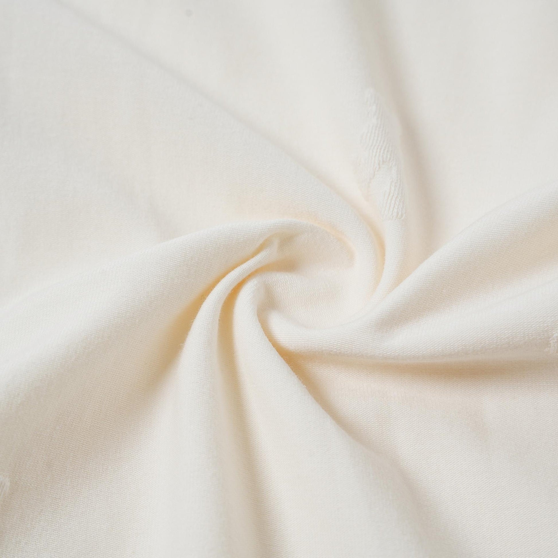 Cream V-Neck with Embroidery