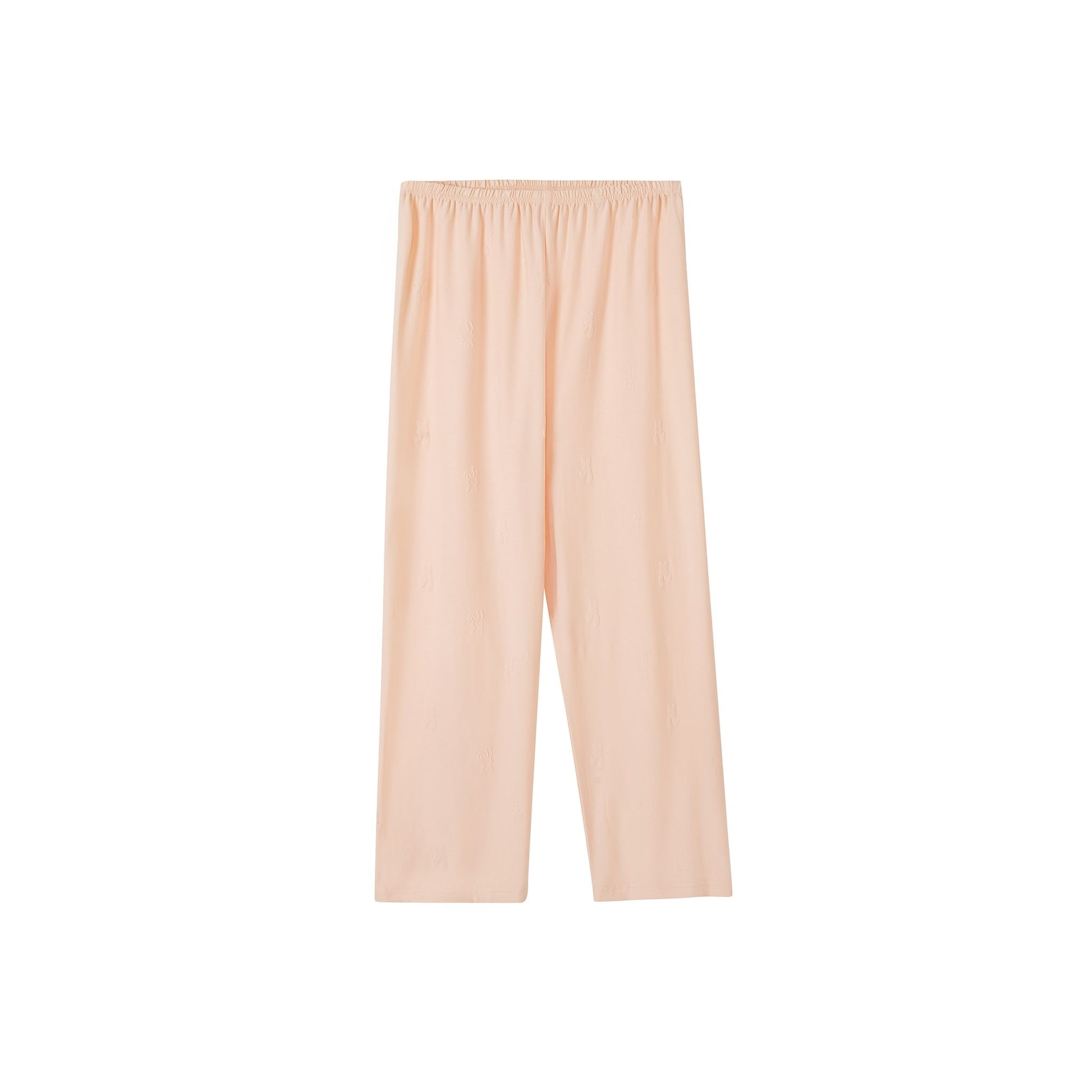 Salmon Pink V-Neck with Embroidery