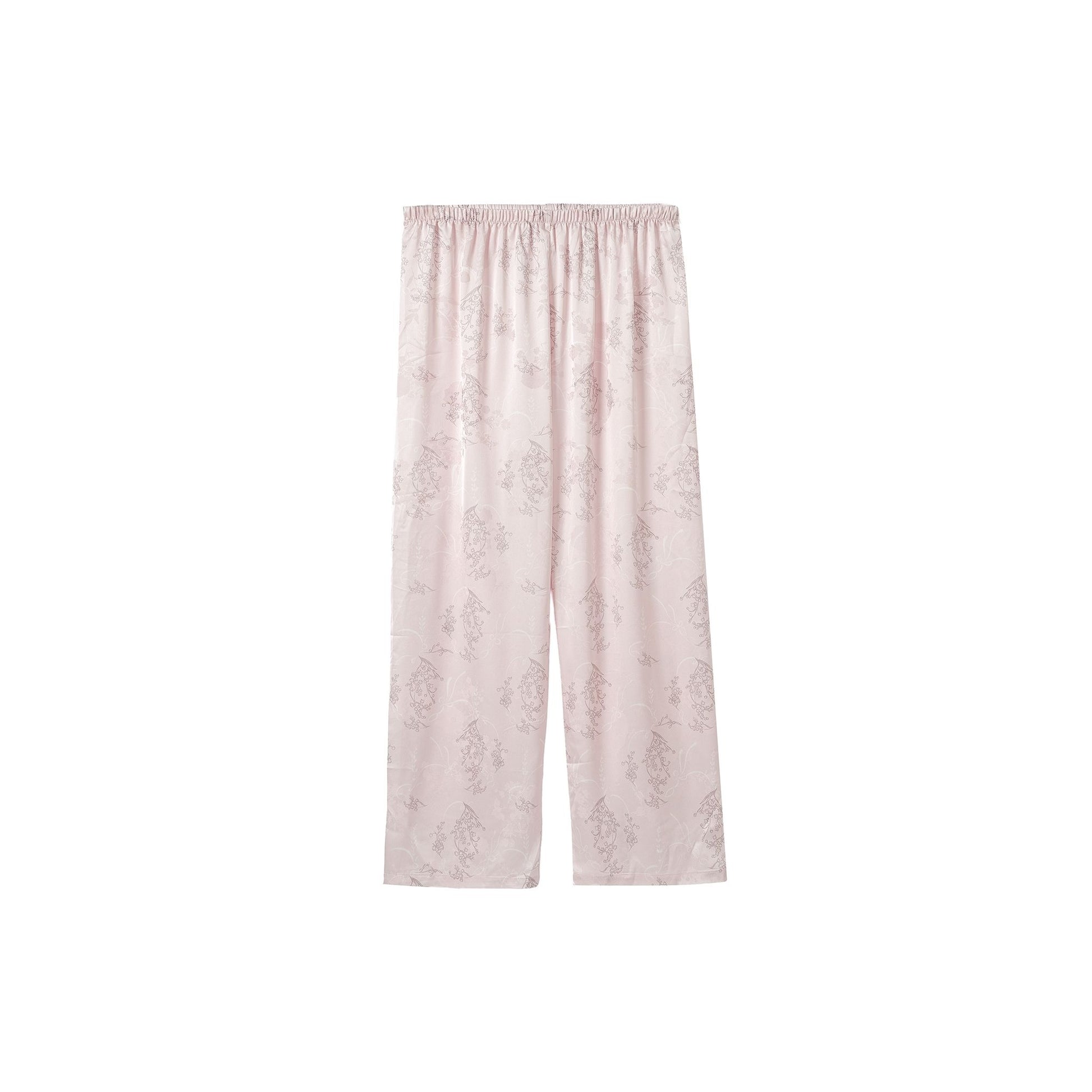 Pink Floral Print with Lace Trim