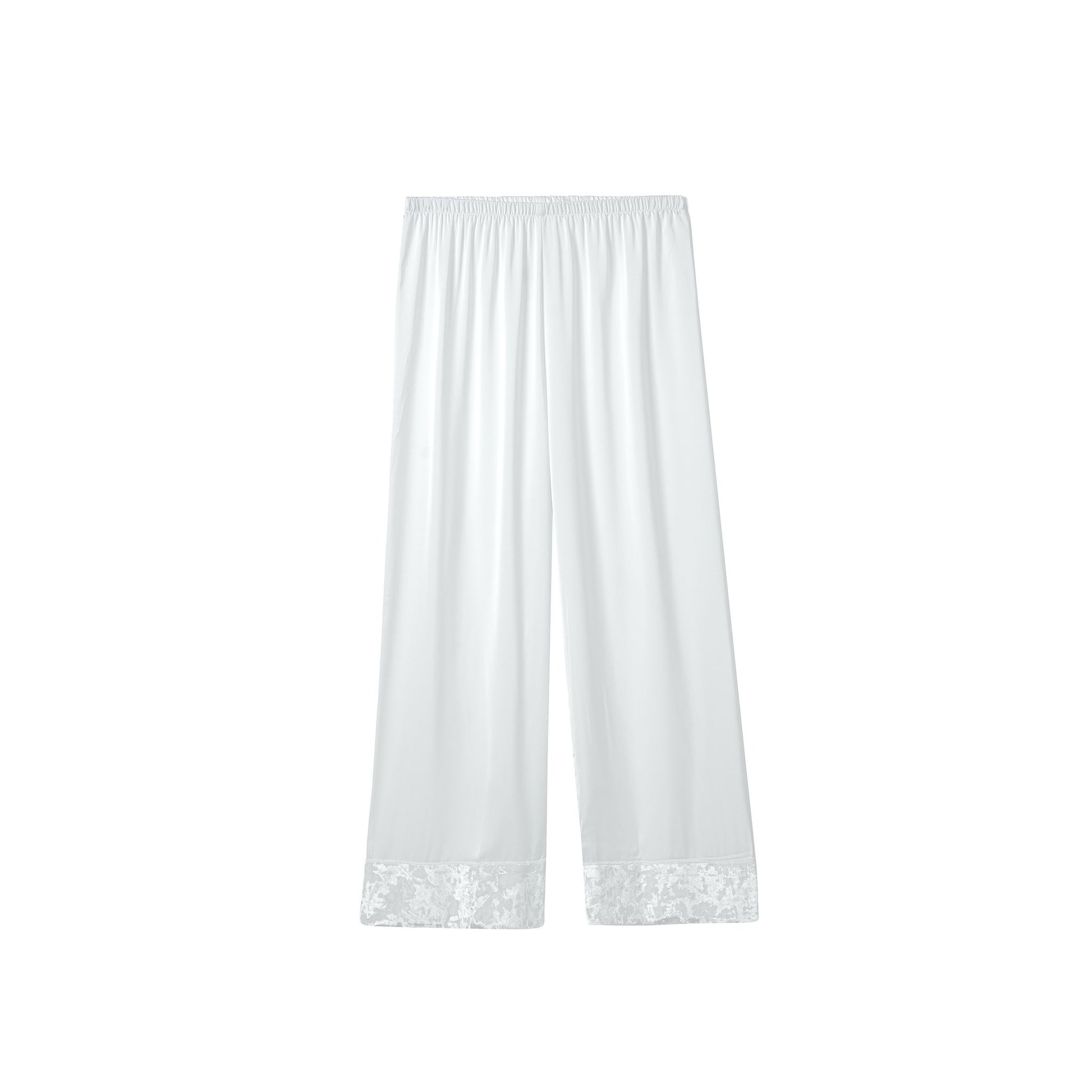Frost White with Velvet Trim